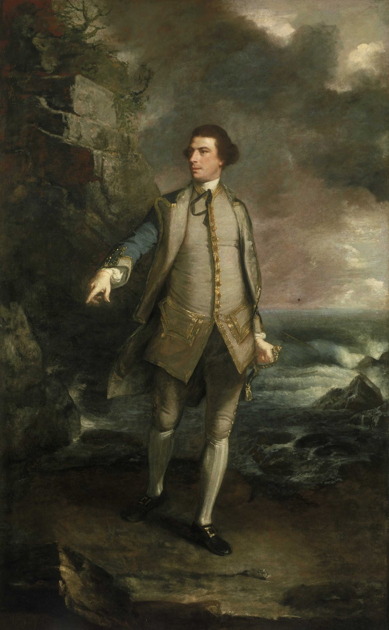 Kapitein de Eerwaarde Augustus Keppel door Joshua Reynolds