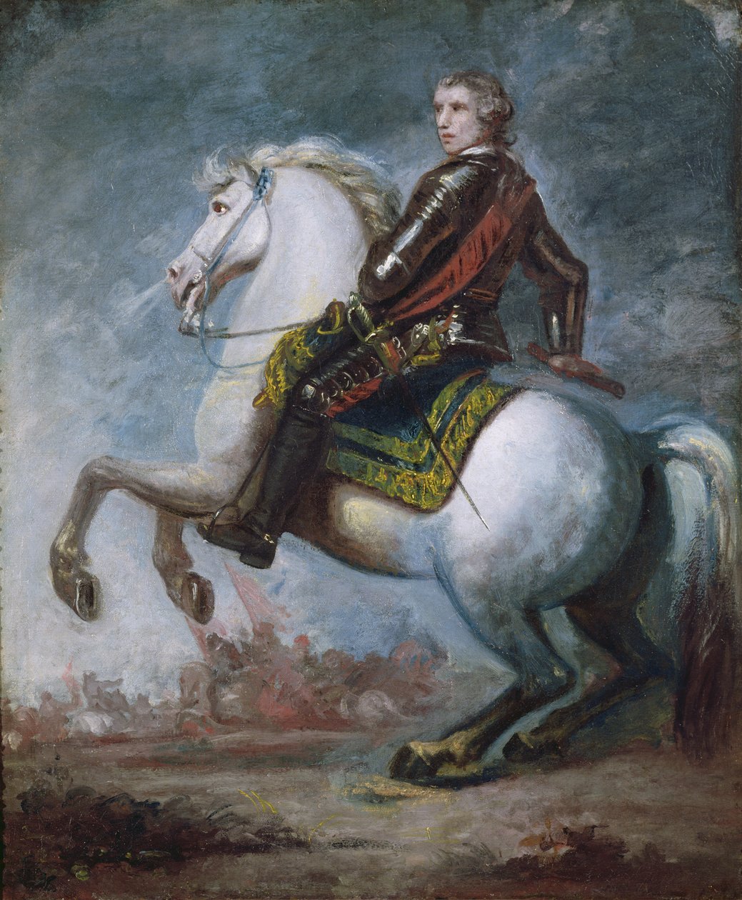 Sir Jeffrey Amherst (1717-97) c.1768 door Joshua Reynolds