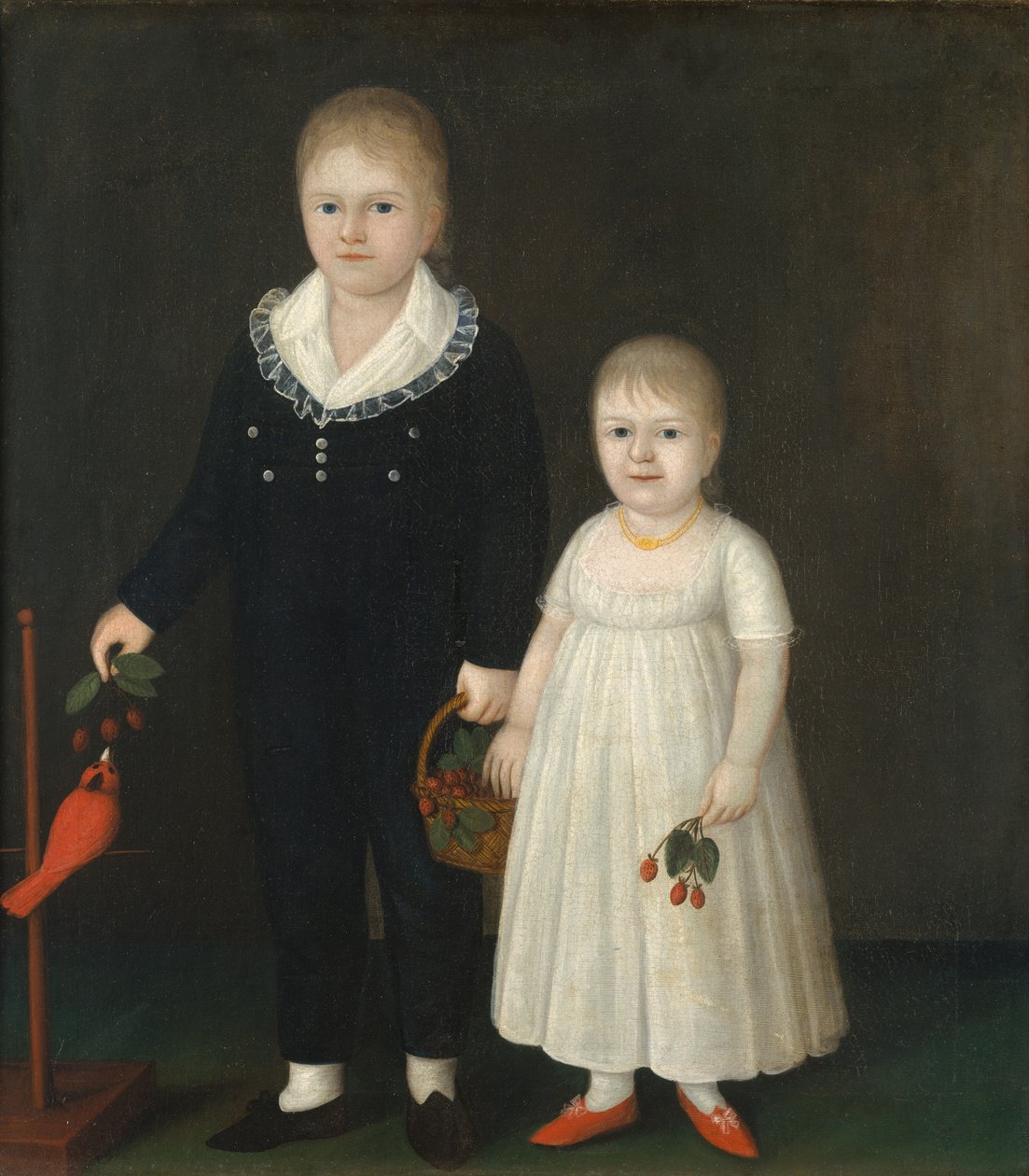 Edward en Sarah Rutter, ca. 1805 door Joshua Johnson