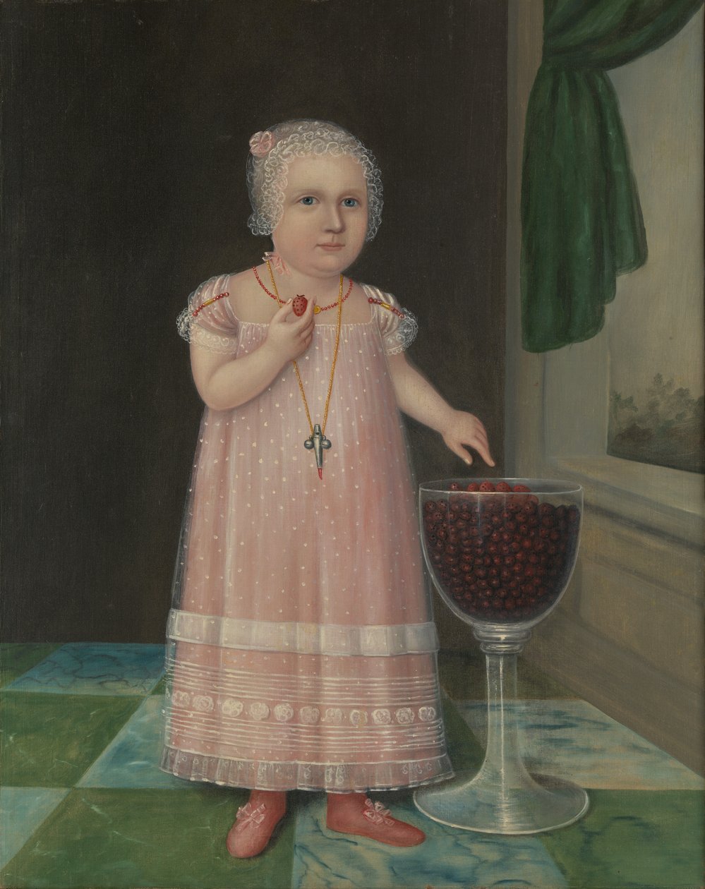 Emma Van Name, ca. 1805 door Joshua Johnson