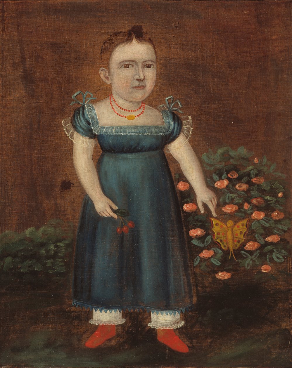 Portret van Adelia Ellender (ca. 1803-1805) door Joshua Johnson