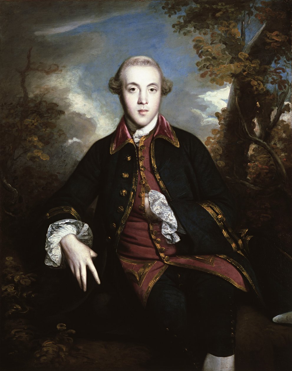 Charles Brandling door Joshua Reynolds