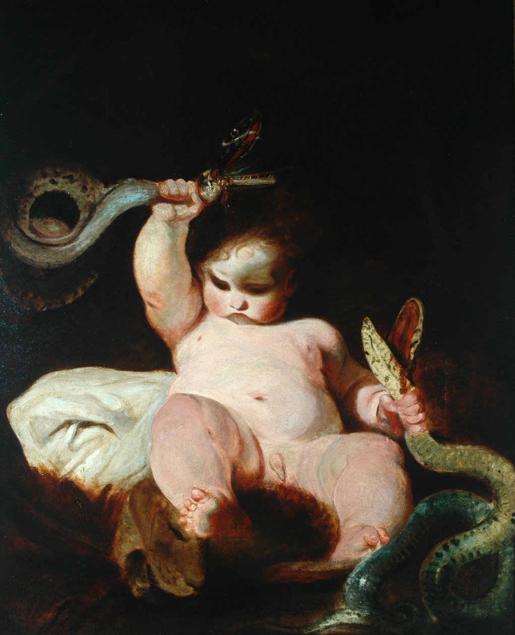 Hercules als Kind door Joshua Reynolds