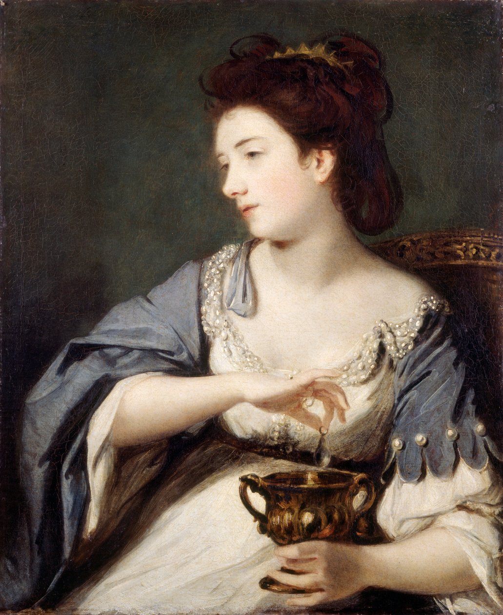 Kitty Fisher als Cleopatra door Joshua Reynolds