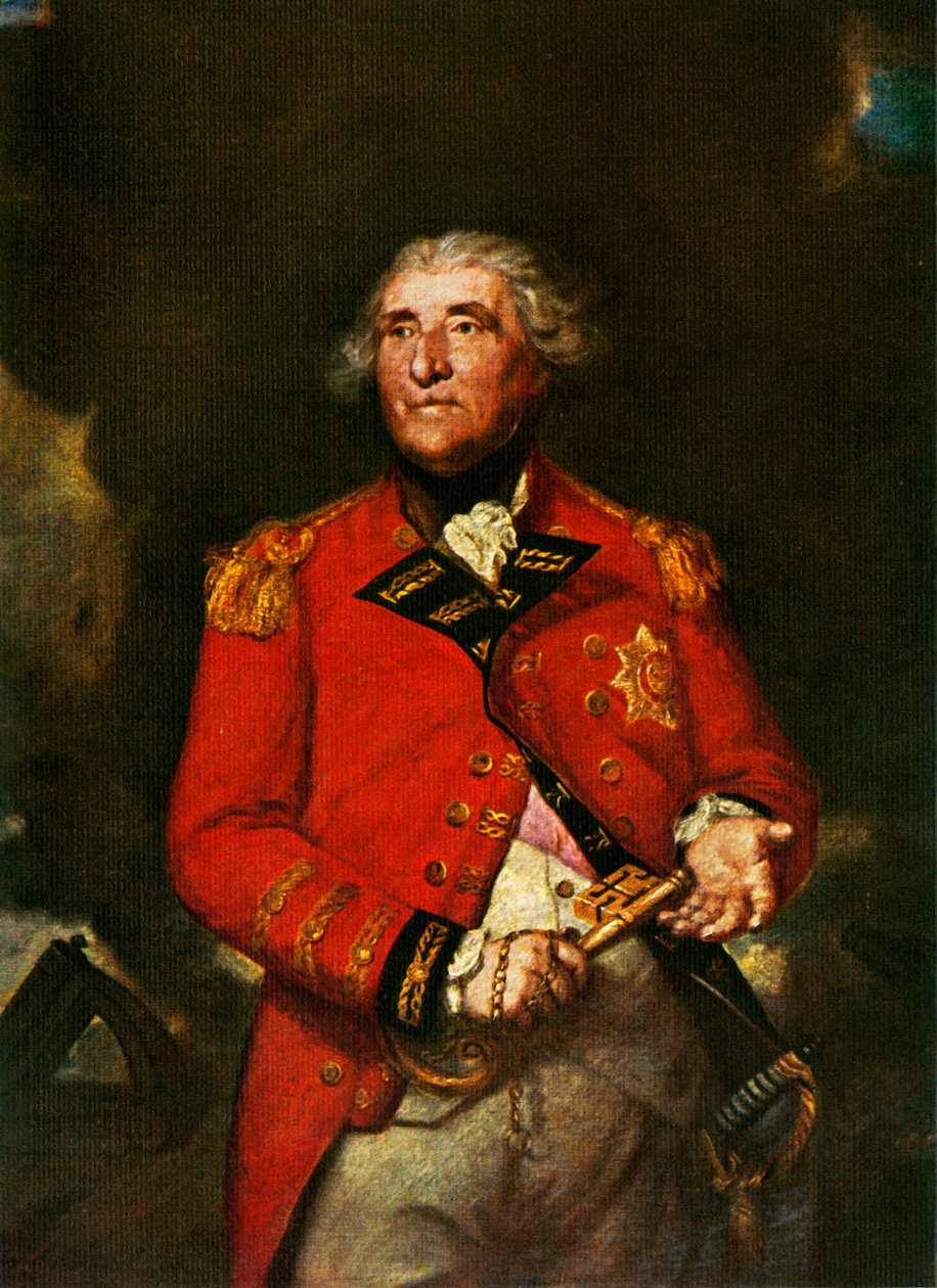 Lord Heathfield door Joshua Reynolds