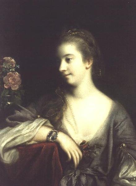 Mevrouw Dominic Angelo, c.1759 door Joshua Reynolds