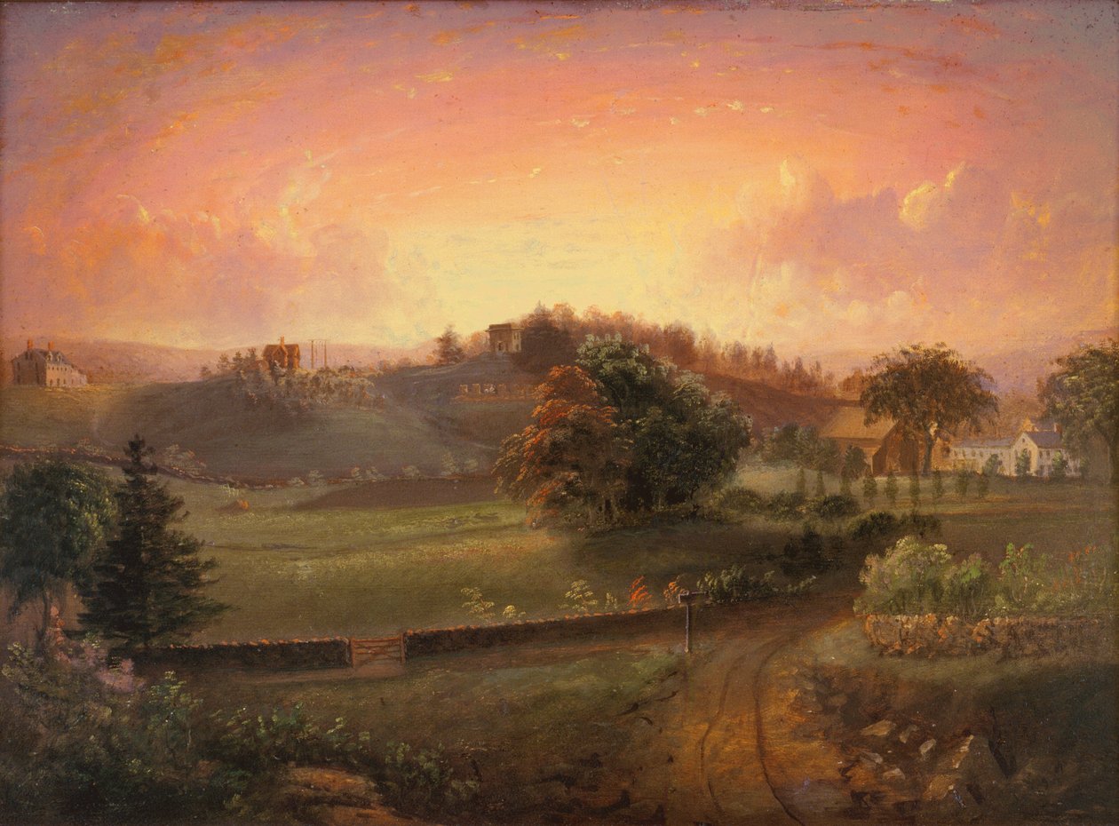 Brook Farm, 1844 door Josiah Wolcott
