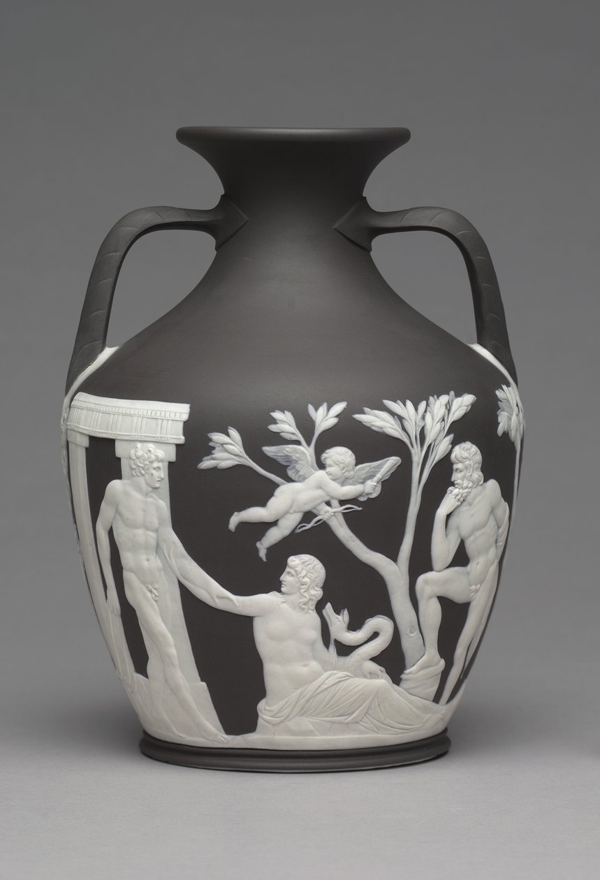 Portlandvaas, ca. 1790 door Josiah Wedgwood