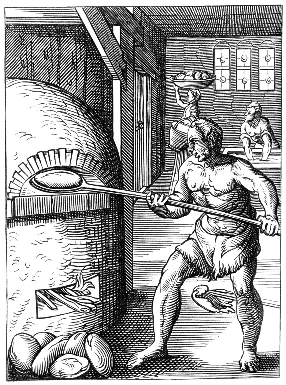 Bakker, 16e eeuw 1849 door Jost Amman
