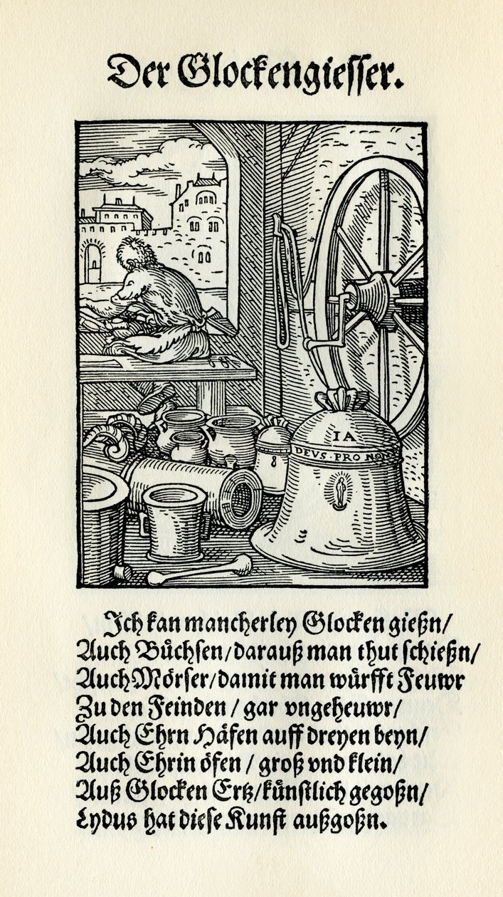 Klokkenmaker door Jost Amman