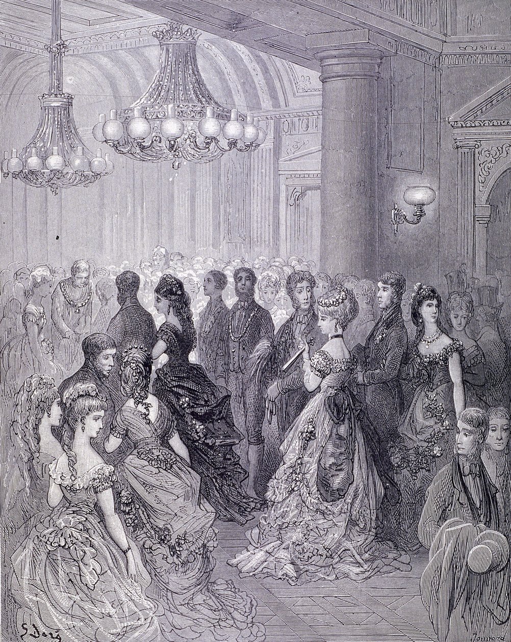 Een bal in het Mansion House, 1872 door Journard
