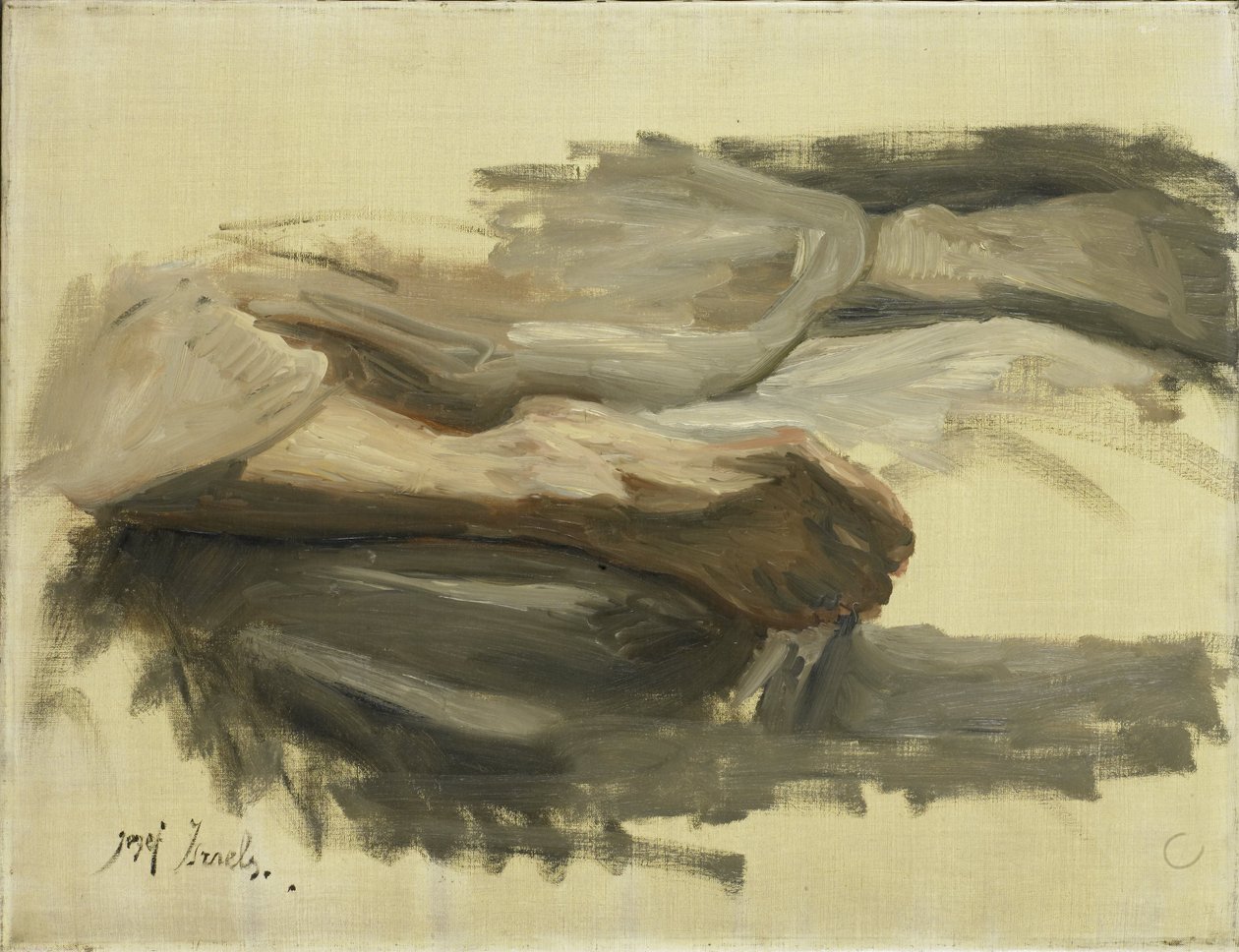 Sauls benen door Jozef Israëls (signed by artist)
