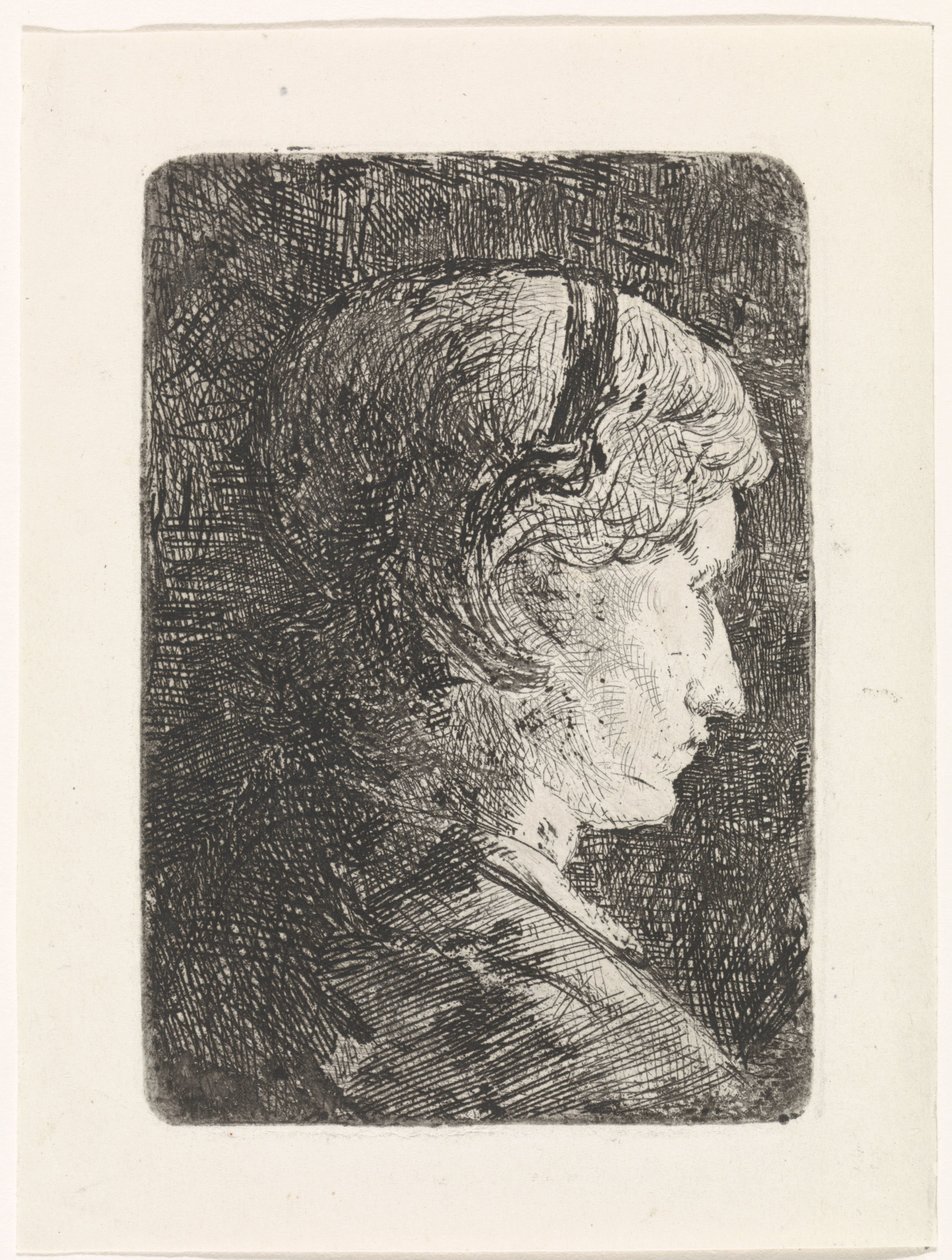 Portret van Aleida Schaap door Jozef Israëls