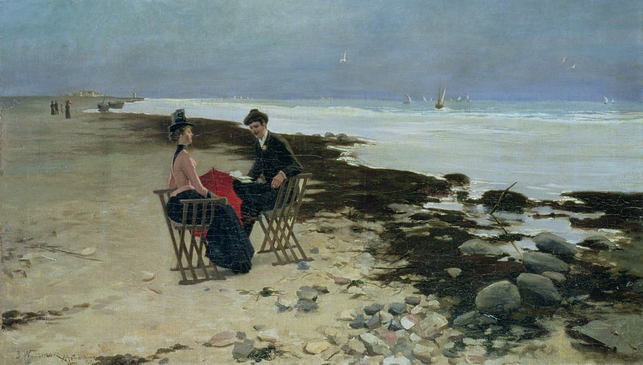 Vakantie aan Zee, 1888 door Jozef Wodzinski