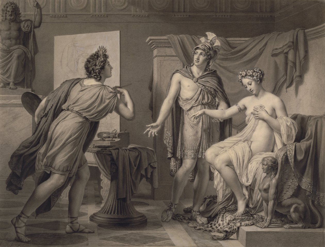 Alexander Geeft Campaspe aan Apelles door Jérôme Martin Langlois