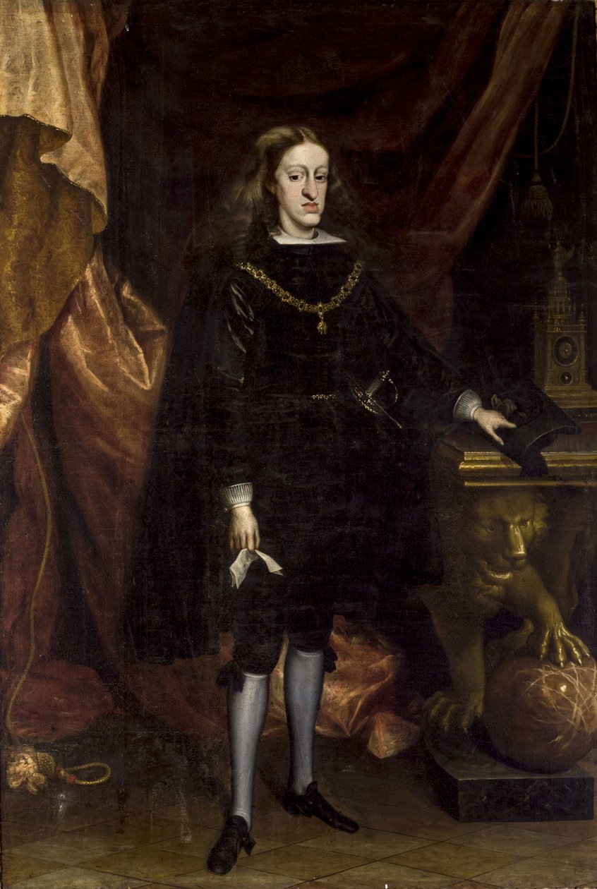 Carlos II van Spanje door Juan Carreño de Miranda  