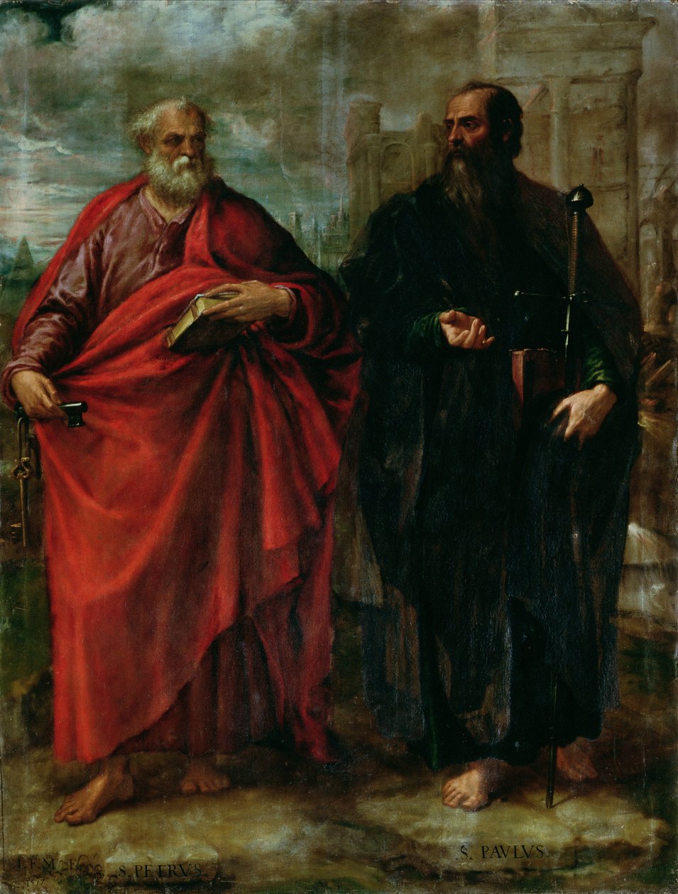 St. Peter en St. Paul, 1577 door Juan Fernandez de Navarrete