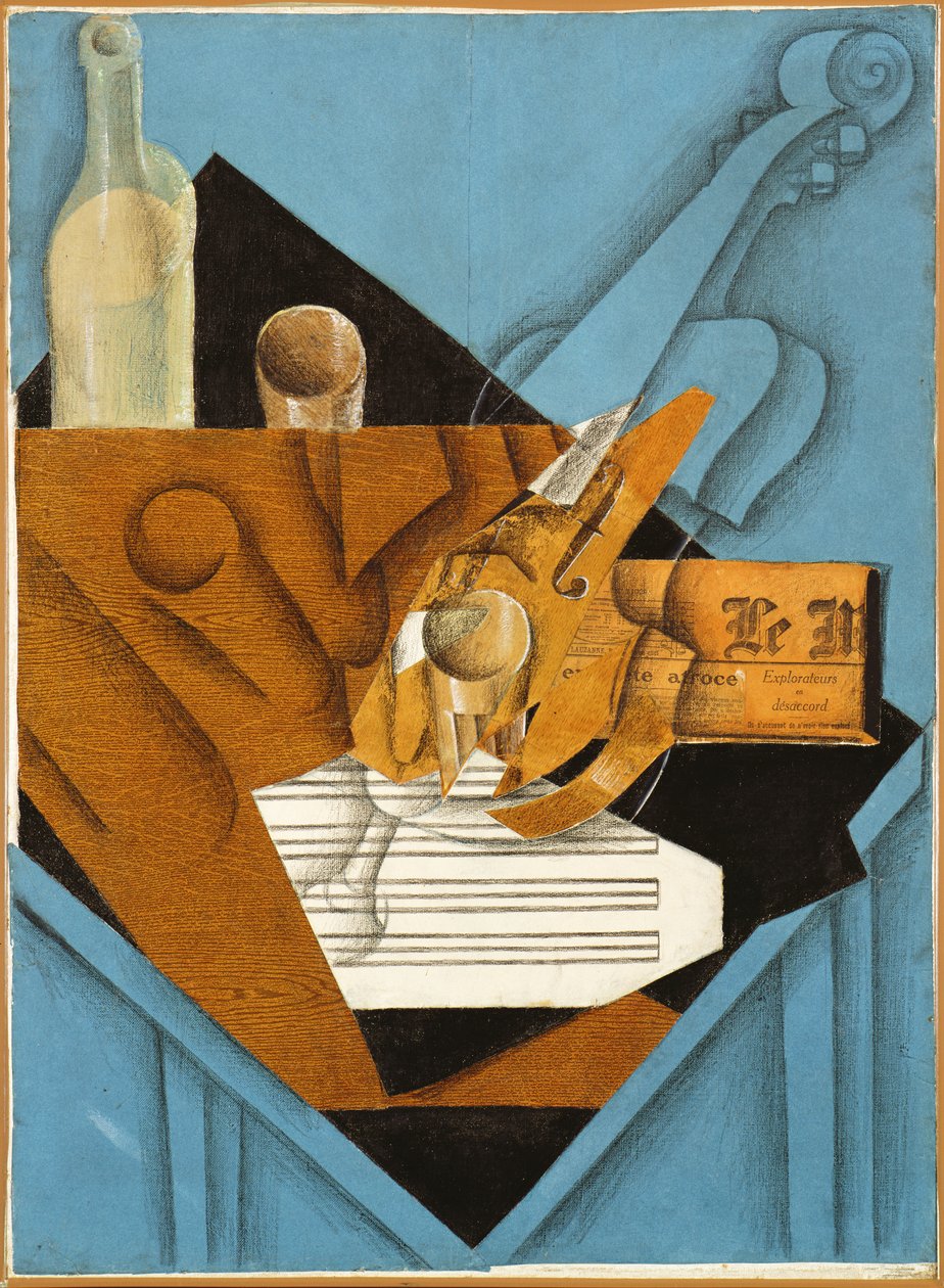De tafel van de muzikanten door Juan Gris