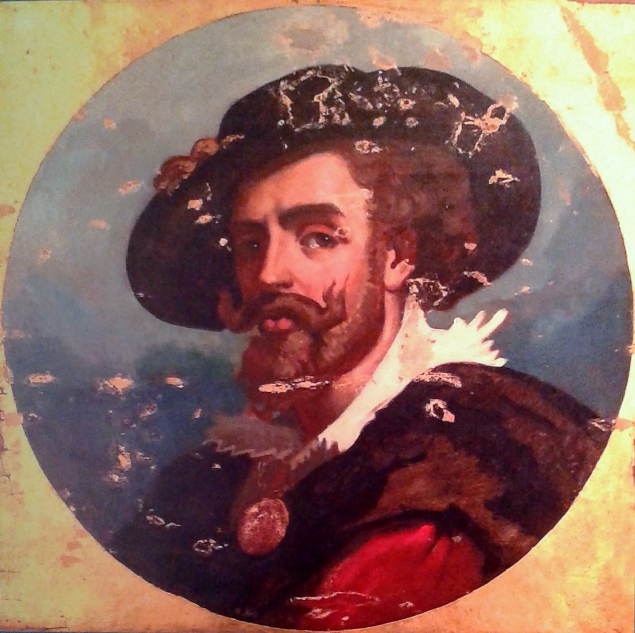 Portret van de Vlaamse schilder Peter Paul Rubens door Juan Leon Palliere