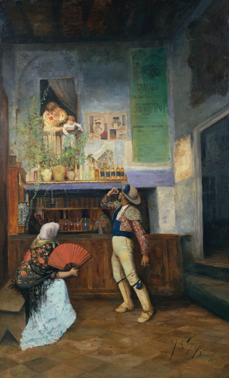 Het afscheid door Juan Bautista Guzman