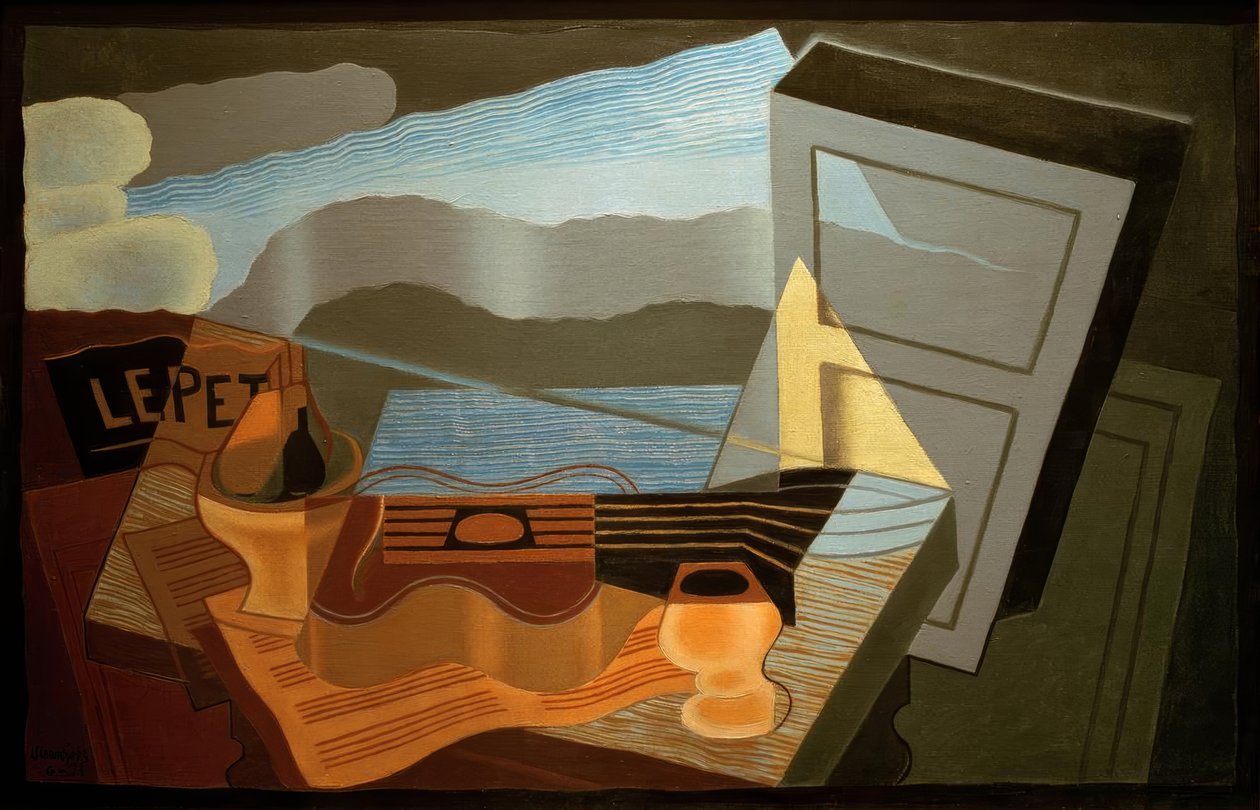 Uitzicht op de baai door Juan Gris
