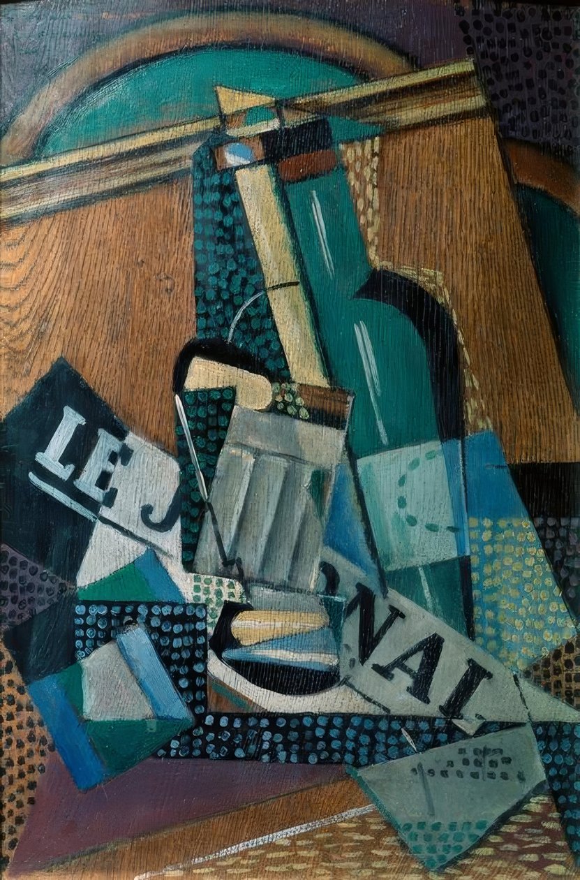 De krant door Juan Gris