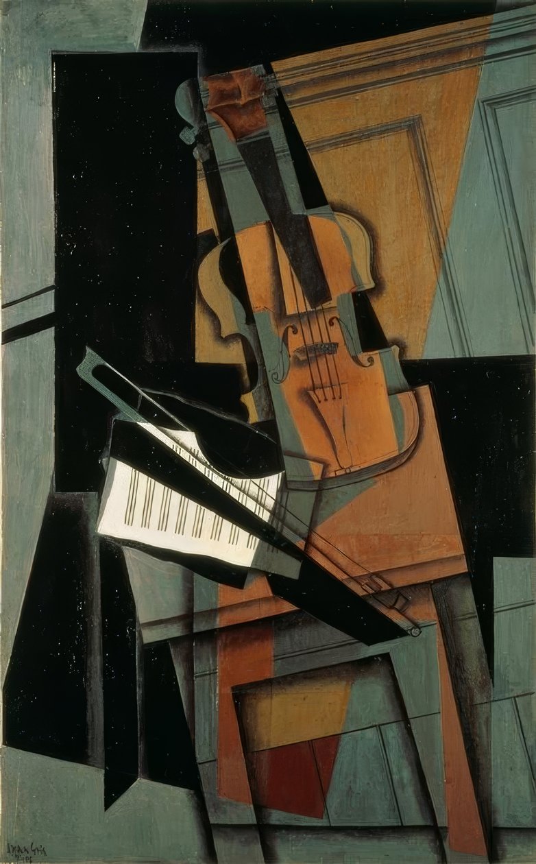 De viool door Juan Gris