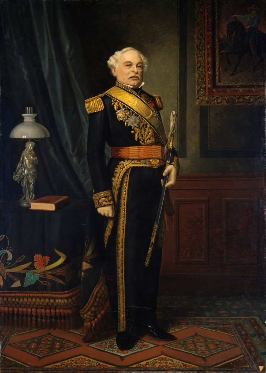 Generaal Jose Antonio Paez door Juan Jorge Peoli