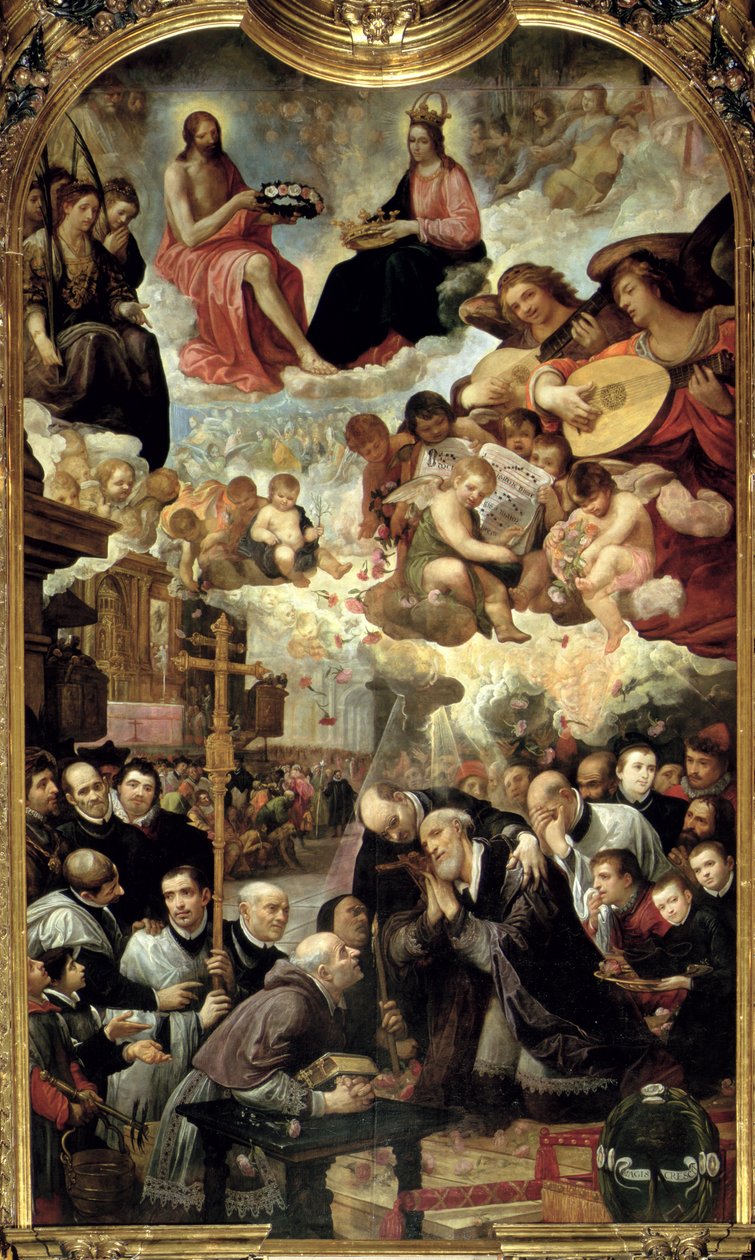 Dood van St. Isidore door Juan de Roelas