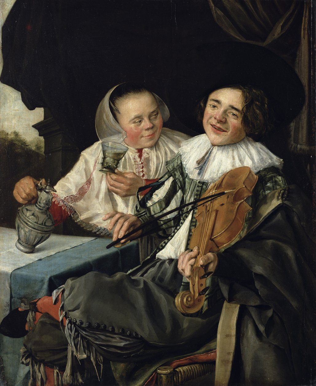 Vrolijk gezelschap, 1630 door Judith Leyster
