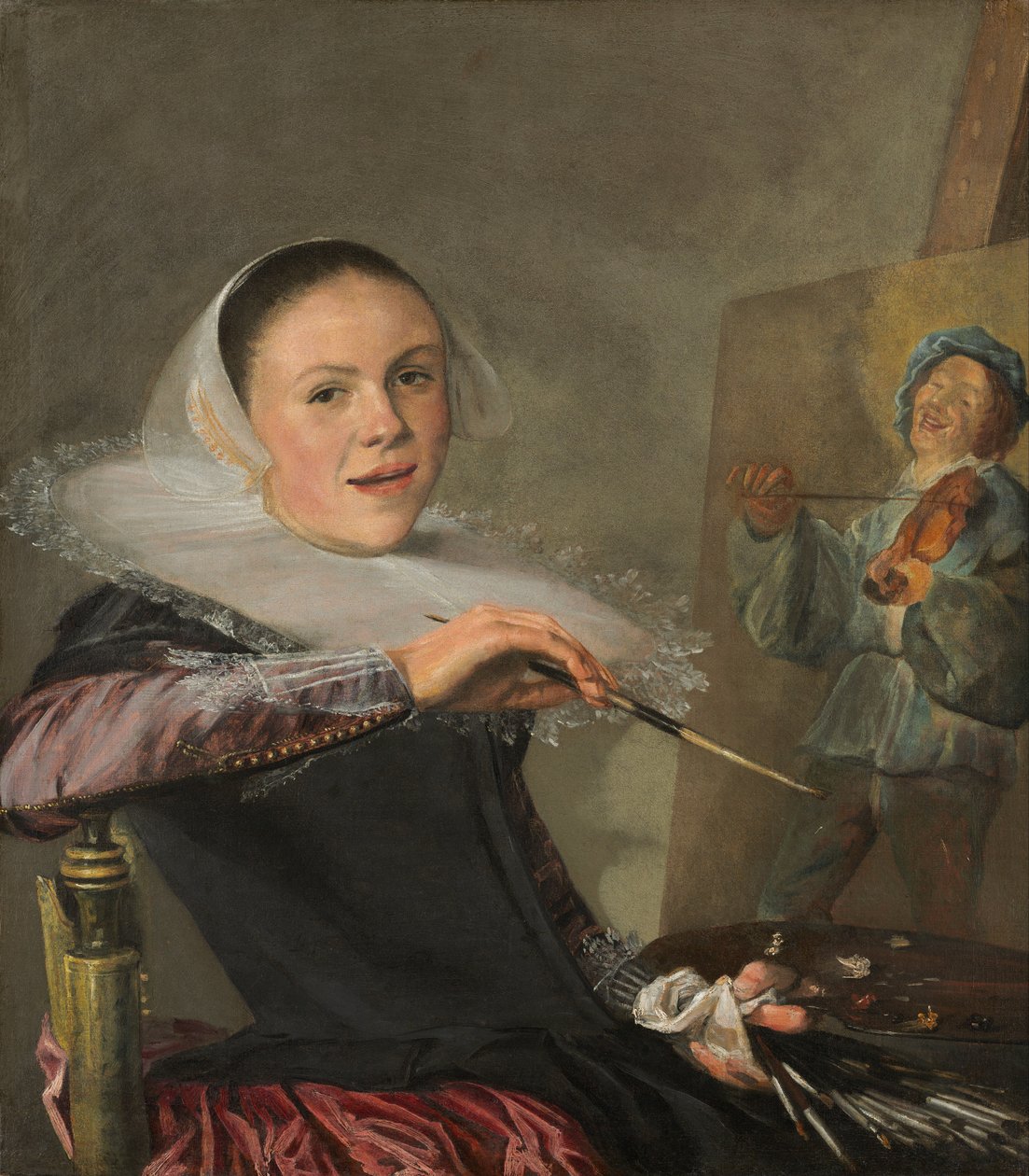 Zelfportret door Judith Leyster