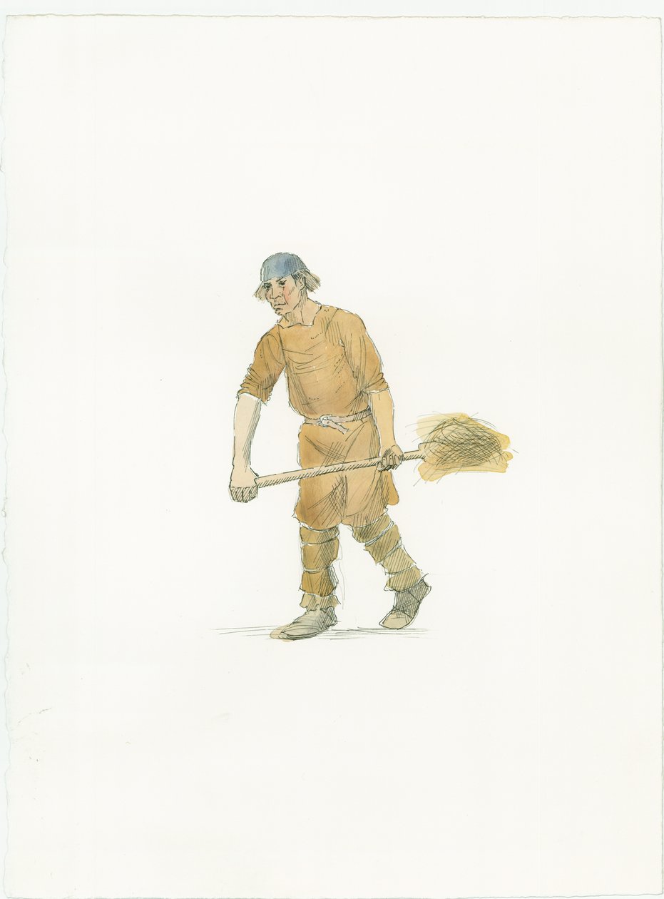 Saksische boer, ca. 1066 2015 door Judith Dobie