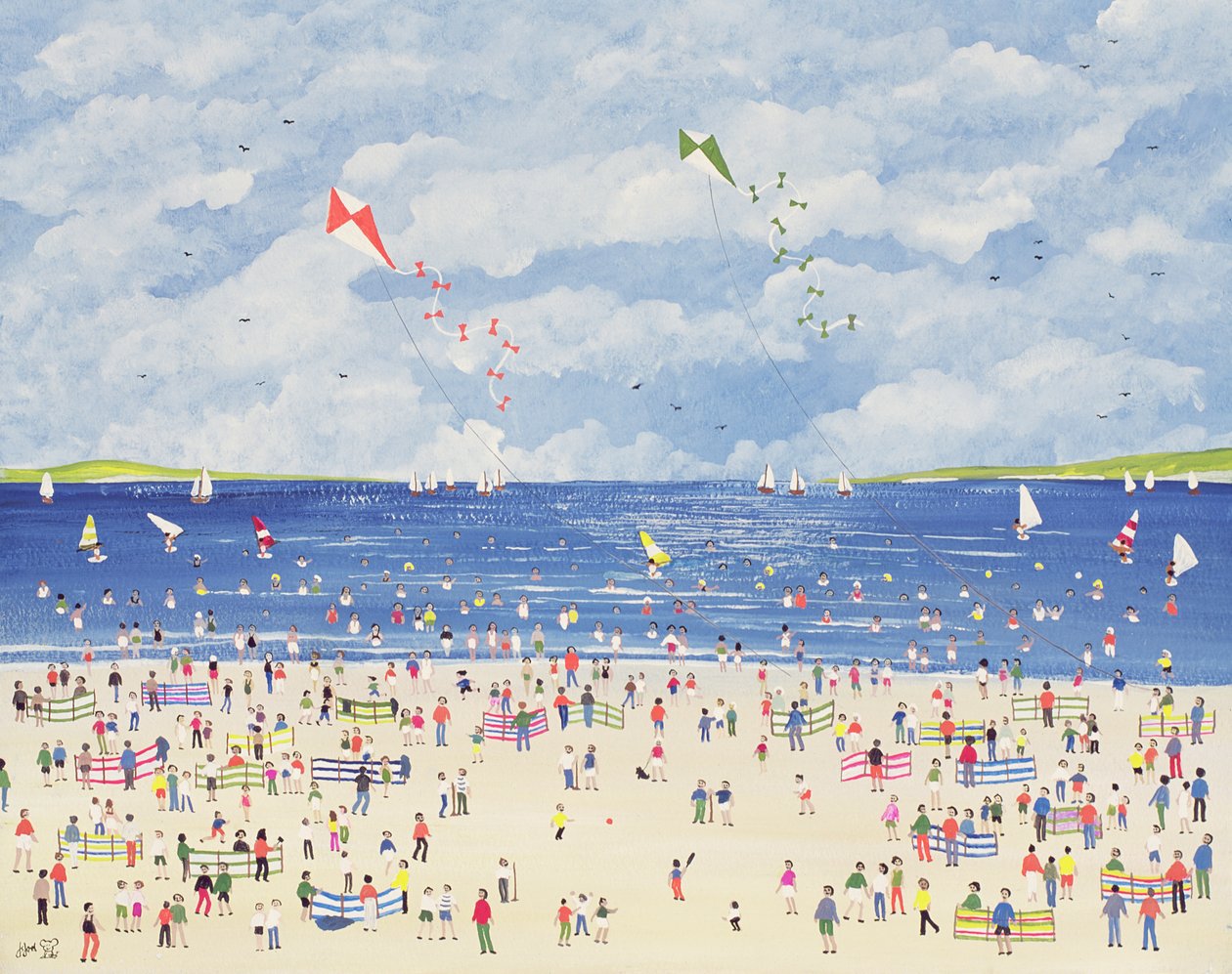 Wolkstrand door Judy Joel