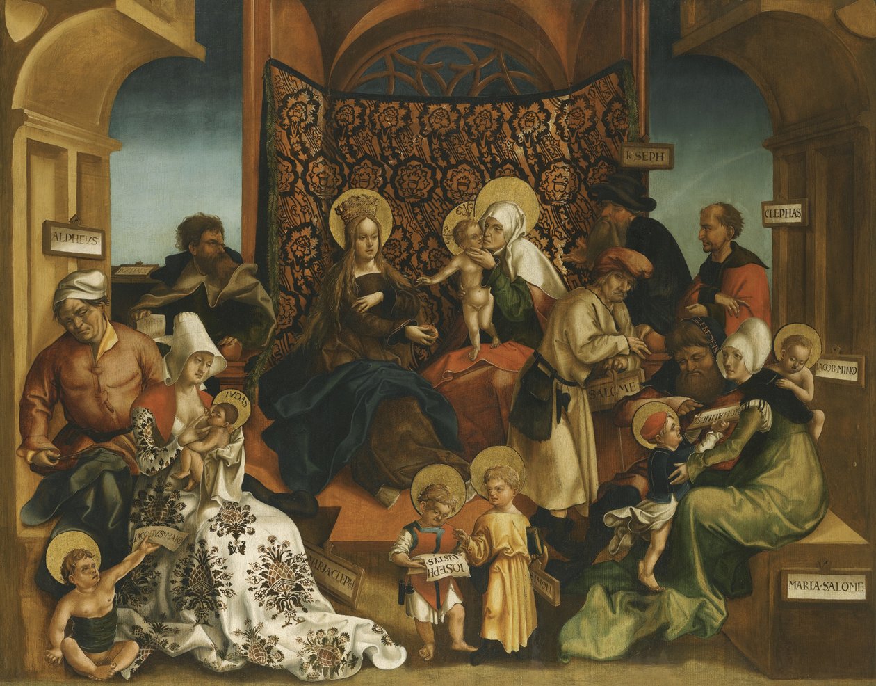De Heilige Verwantschap door Jörg Breu the Elder