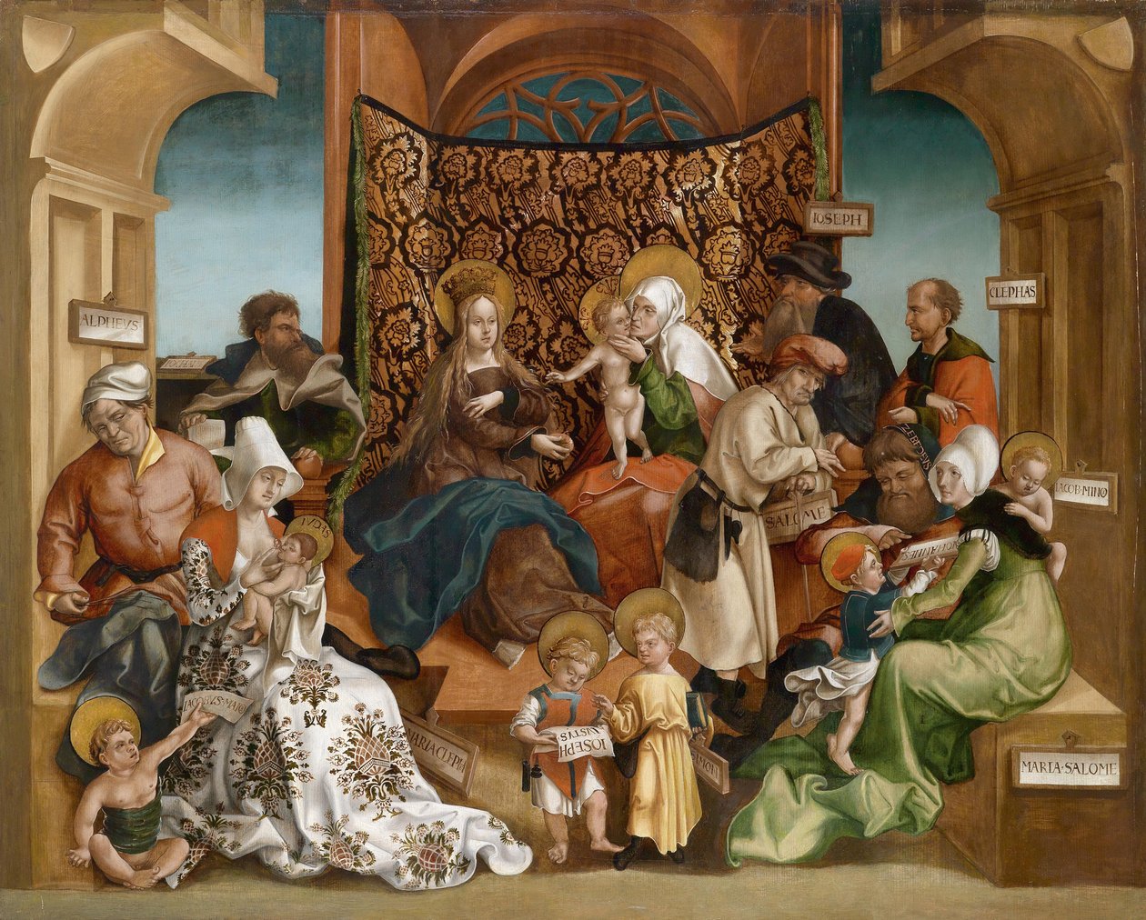 De Heilige Verwantschap door Jörg Breu the Younger
