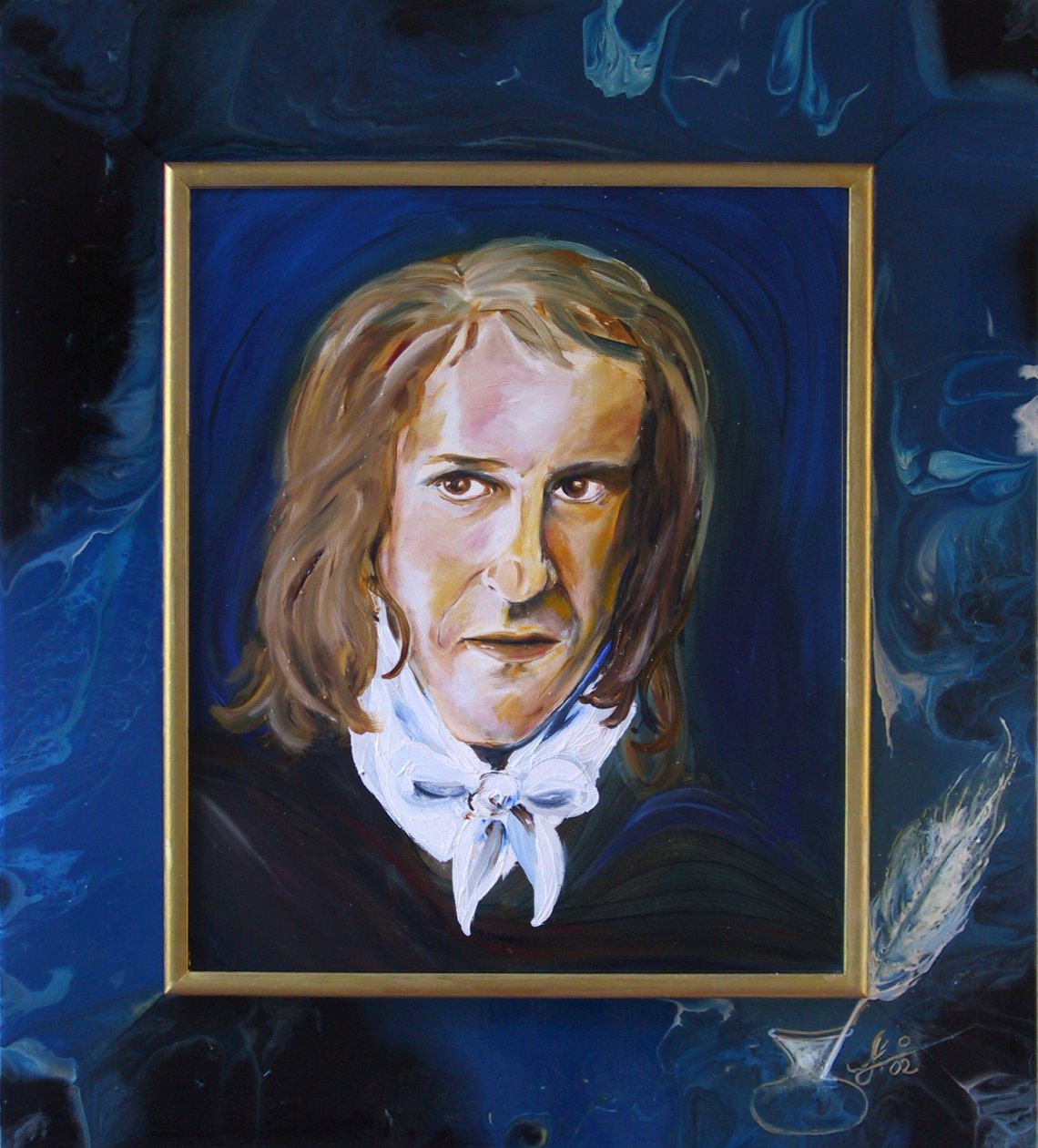 De dichter B. I (portret) door JuleSimo