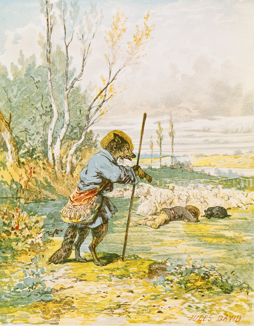 De Wolf als Herder, uit de 