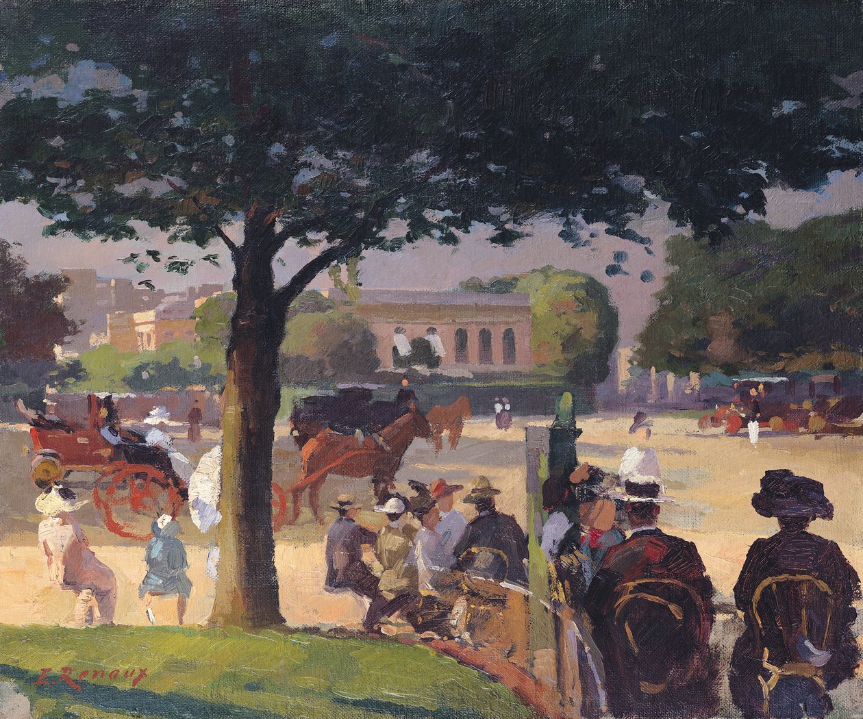 Het Palais Rose, Parijs door Jules Ernest Renoux