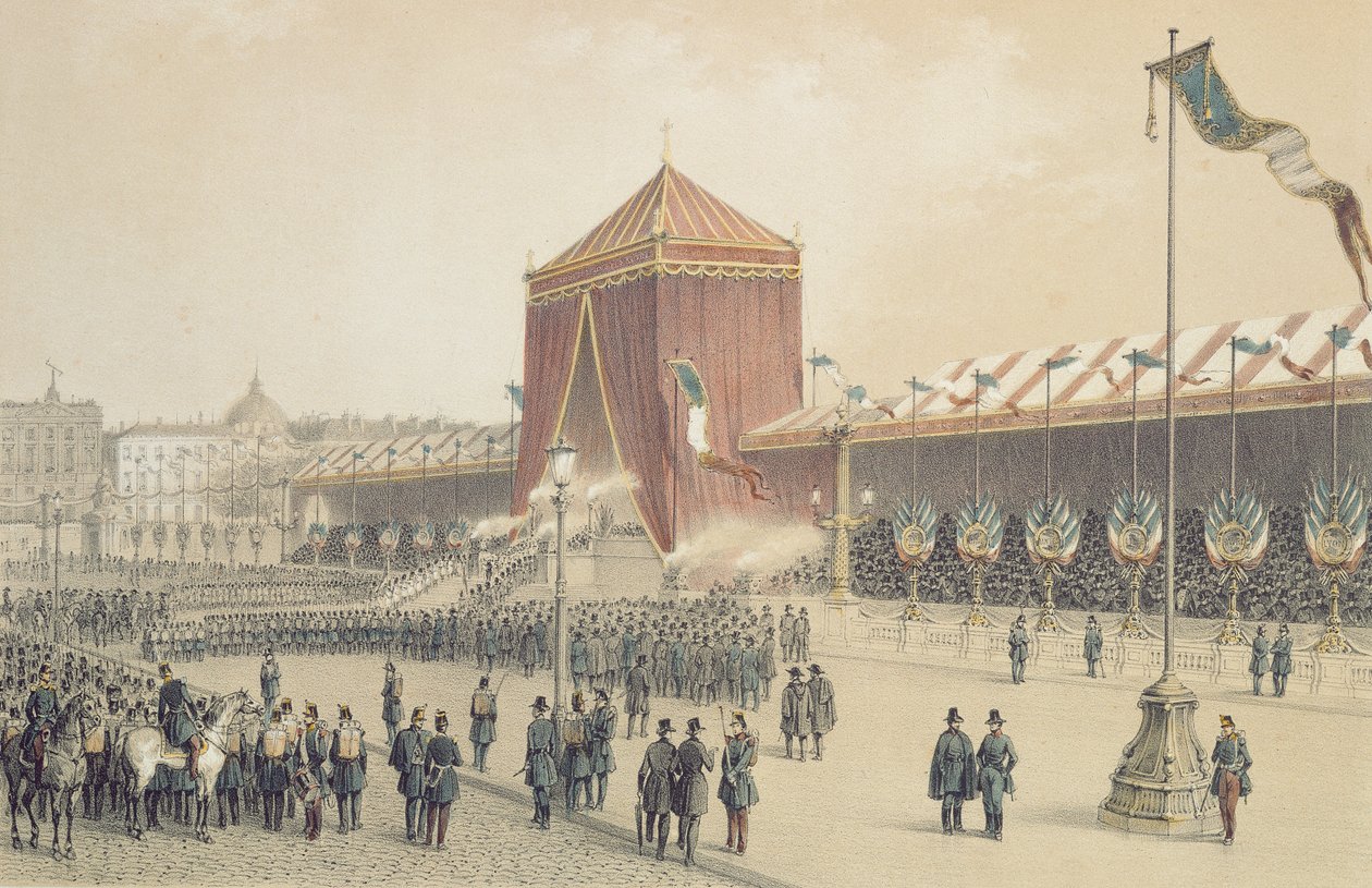 Uitroeping van de Republiek, 12 november 1848 door Jules Gaildrau
