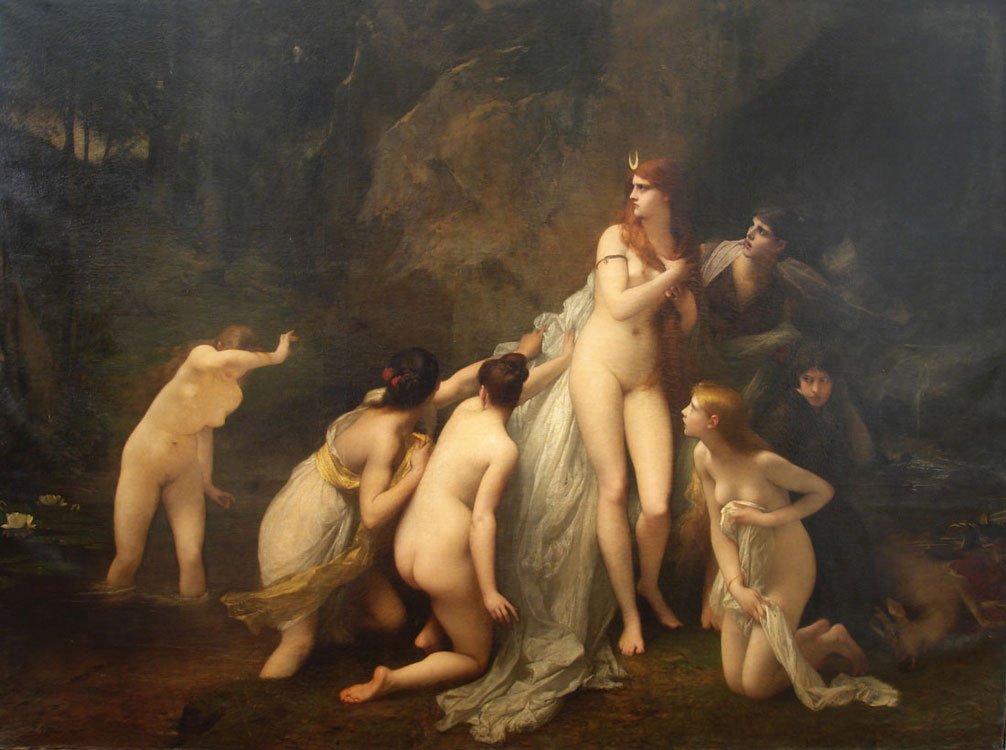 Diana Verrast door Jules Joseph Lefebvre