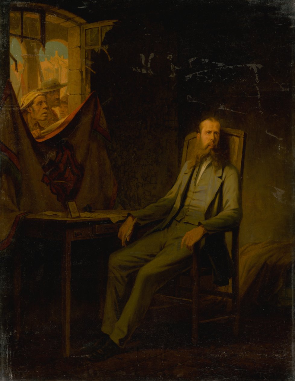 Keizer Maximiliaan de avond voor de executie door Jules Marc Chamerlat