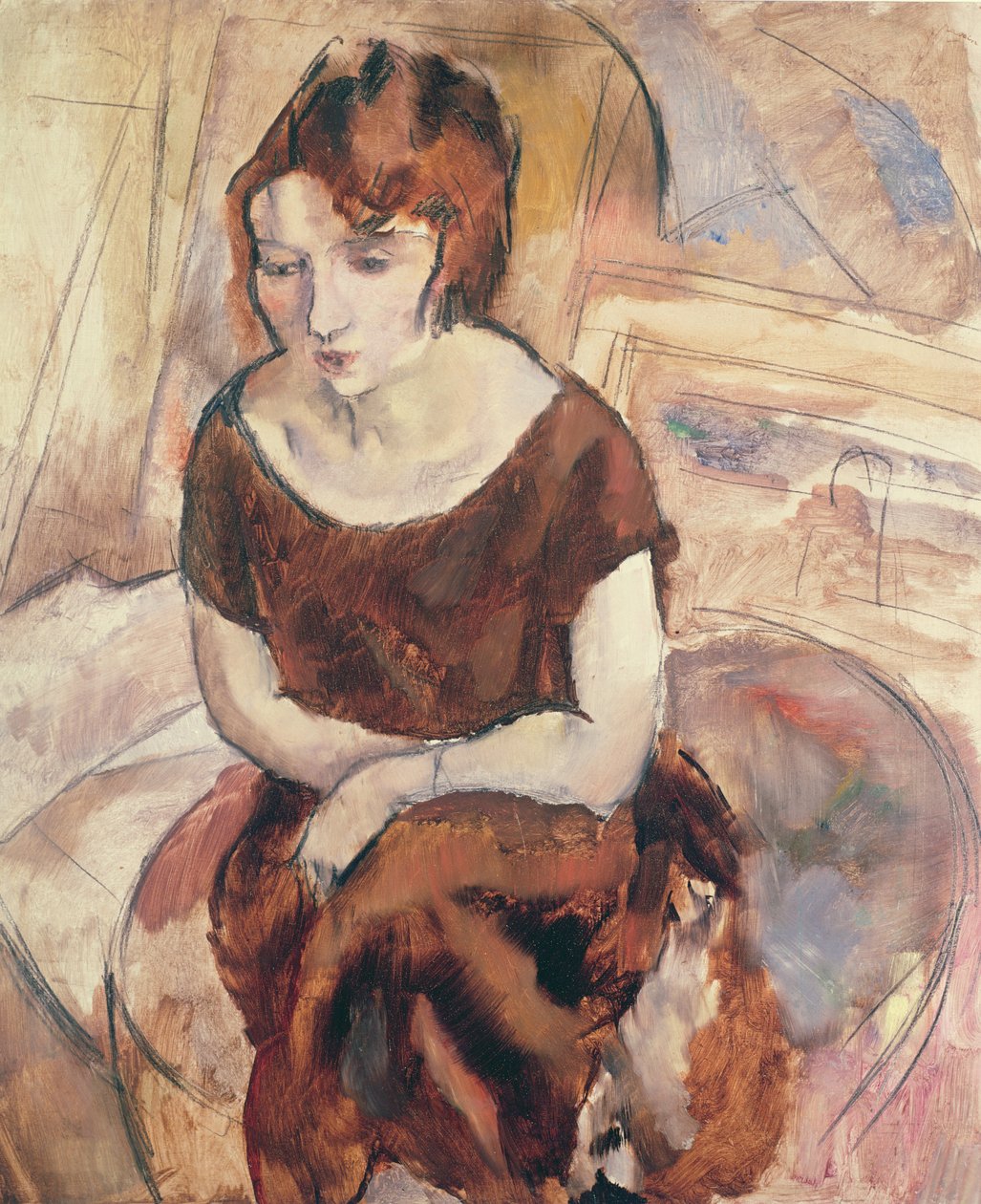 Jonge vrouw, 1925 door Jules Pascin