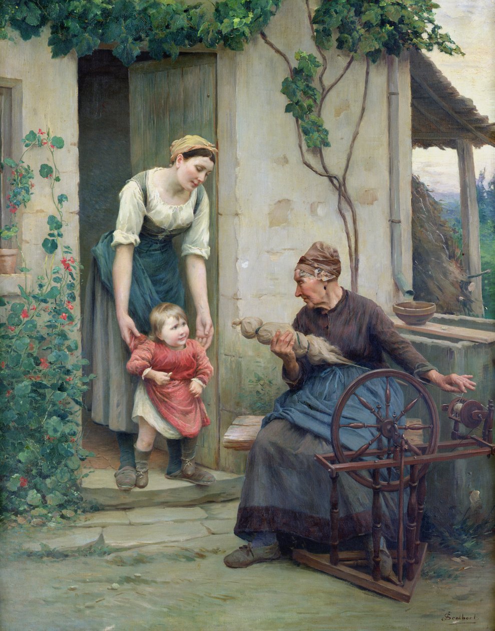 De Drie Leeftijden door Jules Scalbert
