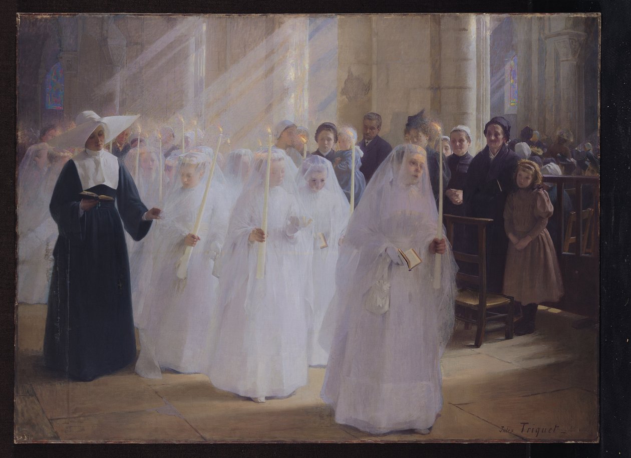 Plechtige communie door Jules Triquet