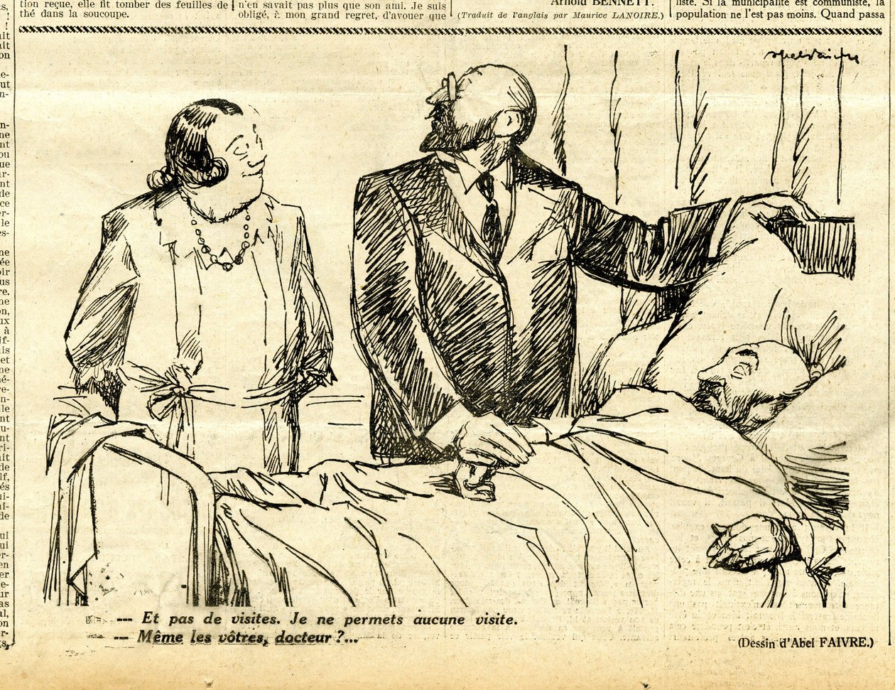 Candide, Satirisch in Z & W door Jules Abel Faivre