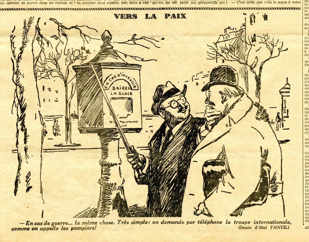 Candide, Satirisch in N & B door Jules Abel Faivre