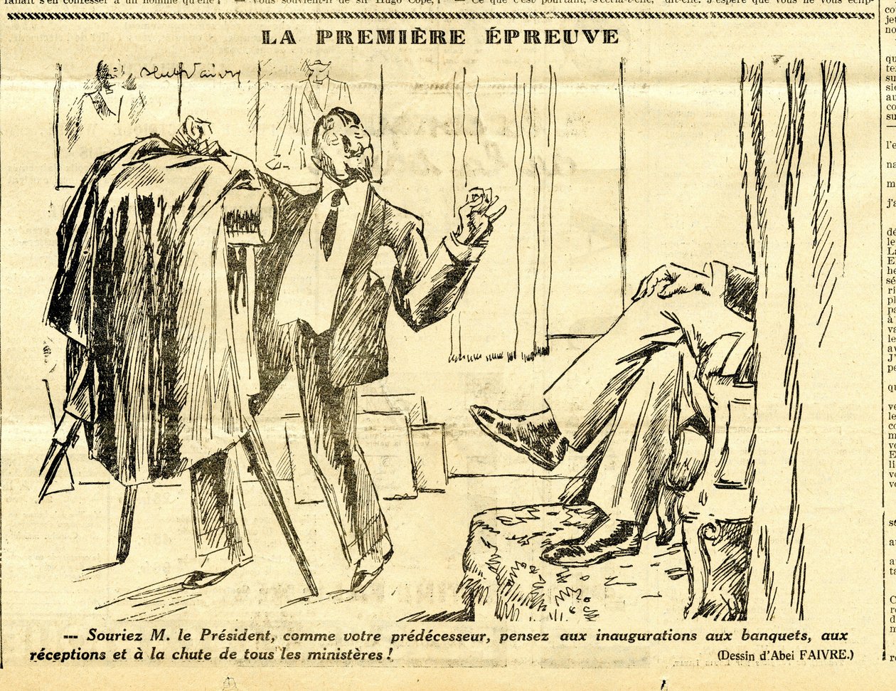 Candide, Satirisch in Z/W door Jules Abel Faivre