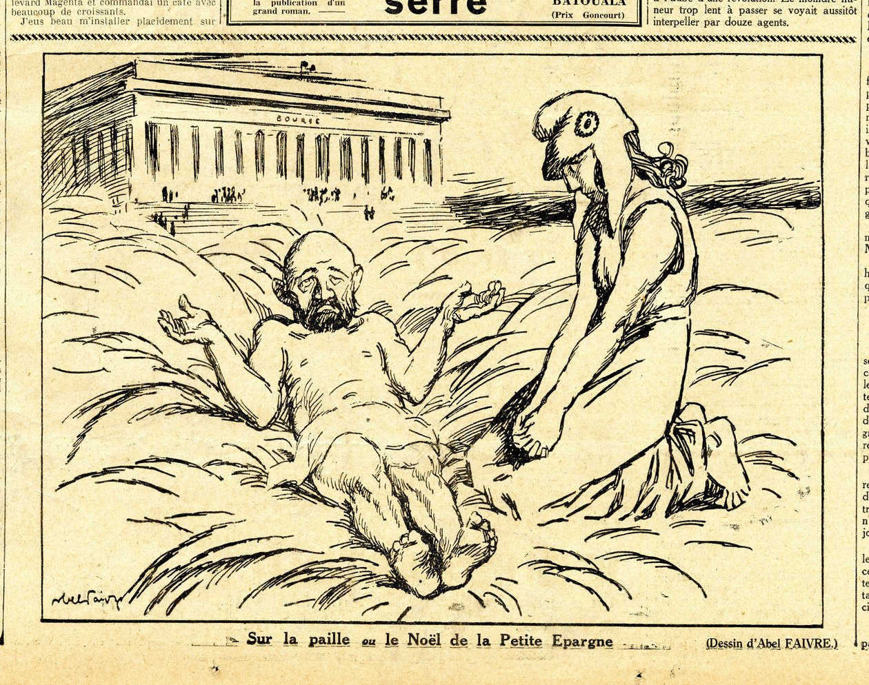 Candide, Satirisch in Z/W door Jules Abel Faivre