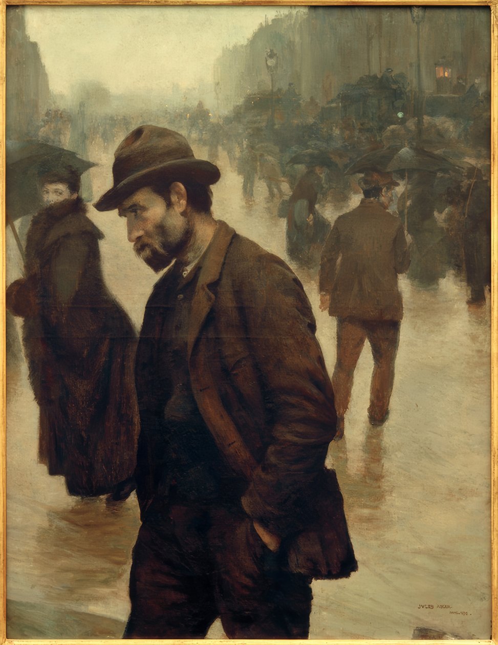 De straat door Jules Adler