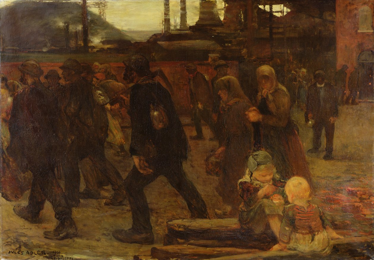 Mijnwerkers door Jules Adler